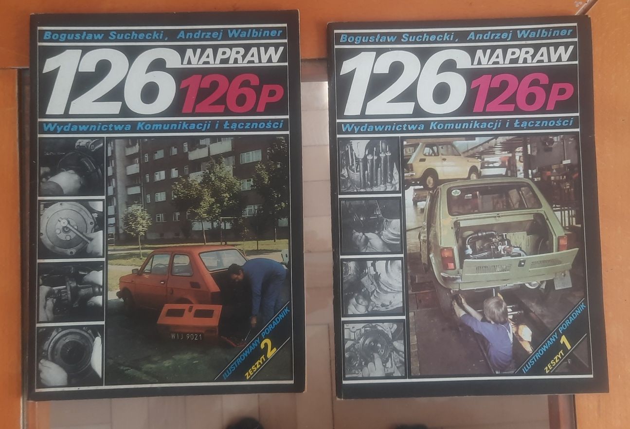 Książka fiat 126p 2szt 90 złotych