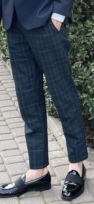 Zara spodnie męskie w kratę