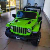 Auto na akumulator Jeep Wrangler Rubicon Zielony 4x4