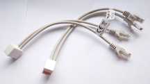 2x Rozdzielacz LAN Splitter FY-25 RJ-45 do podłączenia dwóch urządzeń
