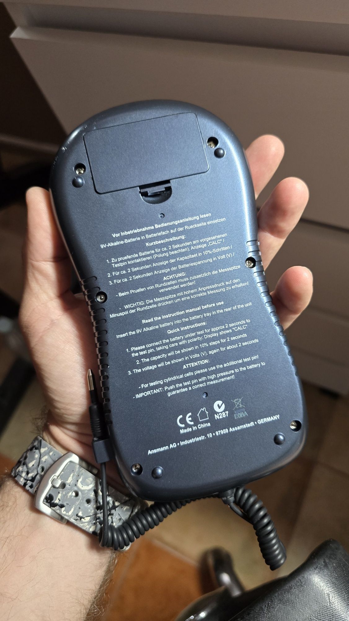 Tester baterii ansmann