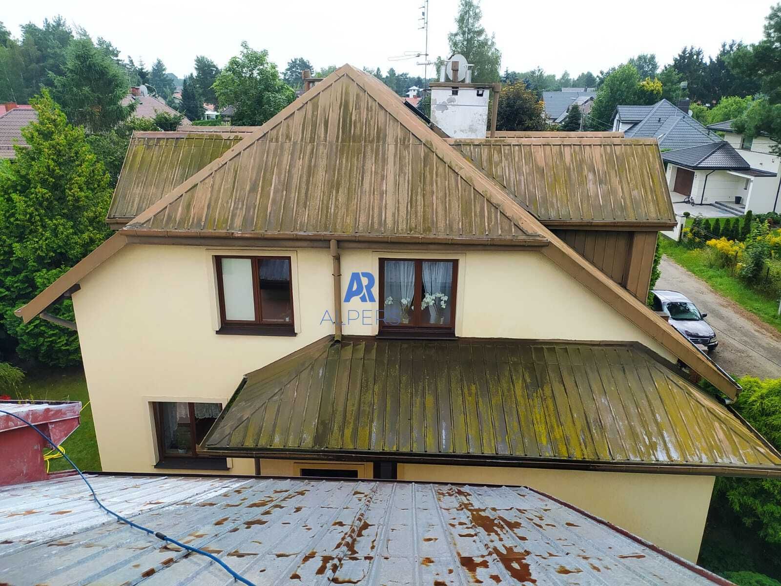 Mycie Malowanie Dachów Elewacji Czyszczenie dachu kostki dachówki