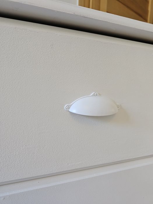 Biała, DREWNO drewniana szafka pomocnicza pod umywalkę / do salonu lub