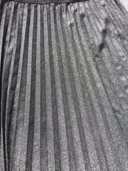 Spódniczka plisowana srebrna M/L