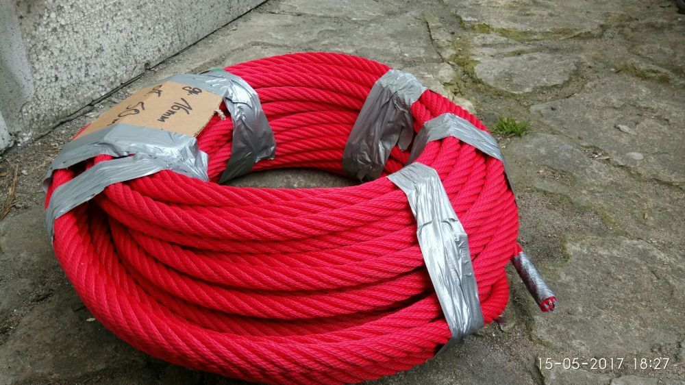 Lina zbrojona polipropylenowa 16mm x 55 m
