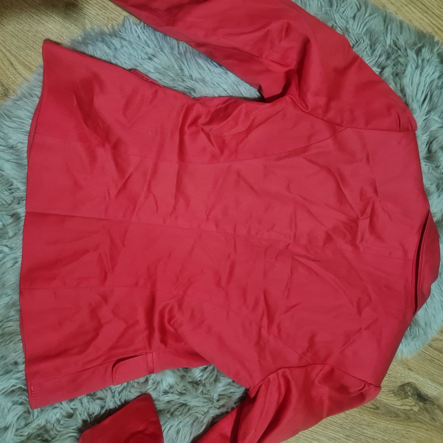 Primark Atmosphere żakiet marynarka czerwony koralowy r. M S garnitur.