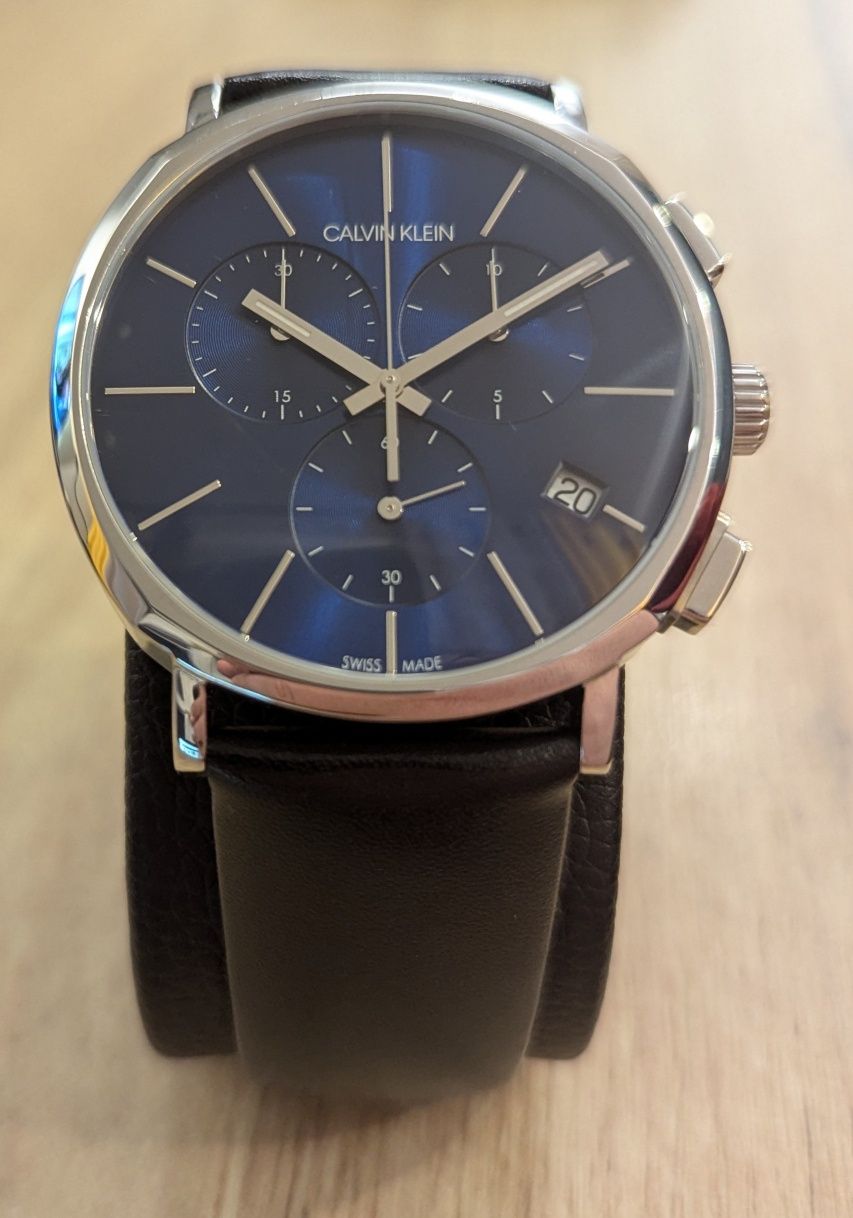 Szwajcarski Zegarek kwarcowy CALVIN KLEIN Gent Posh Chrono K8Q371CN
