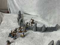 Mur Palisada teren do gry bitewnej lotrsbg mesbg saga makieta