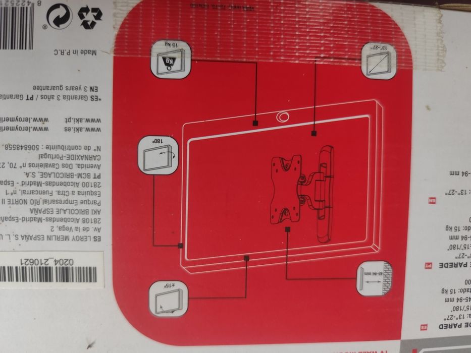 Suporte para TV novo.