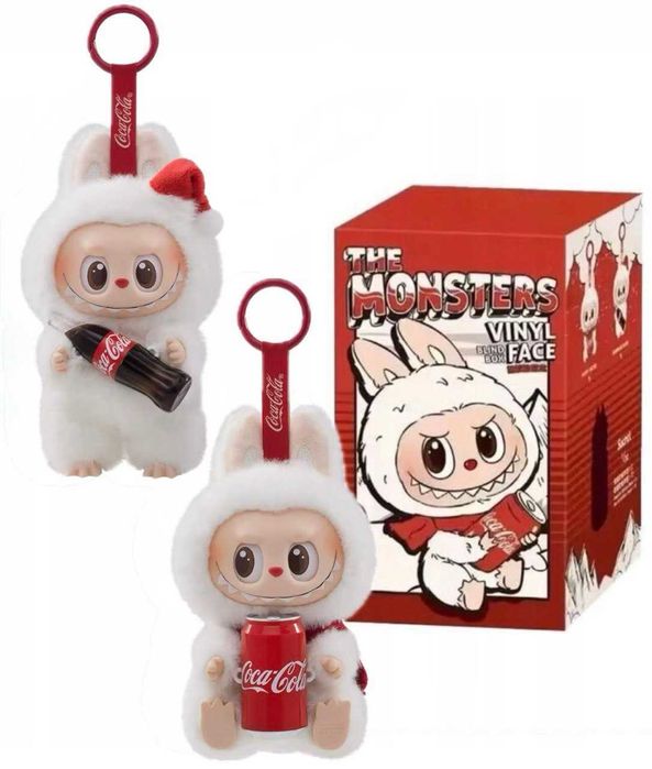 Labubu COCA COLA THE MONSTER Maskotka Lalka Brelok Figurka
