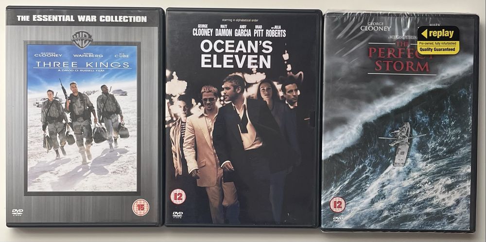 3 Filmy DVD  Geroge  Clooney angielski
