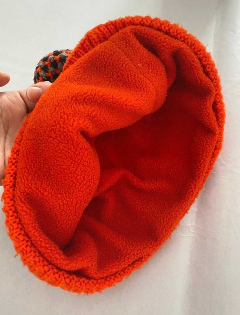 Czapka narciarska zimowa adidas pomarańczowa