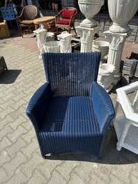 Fotel ogrodowy wiklinowy wiklina rattan krzesło lloyd loom