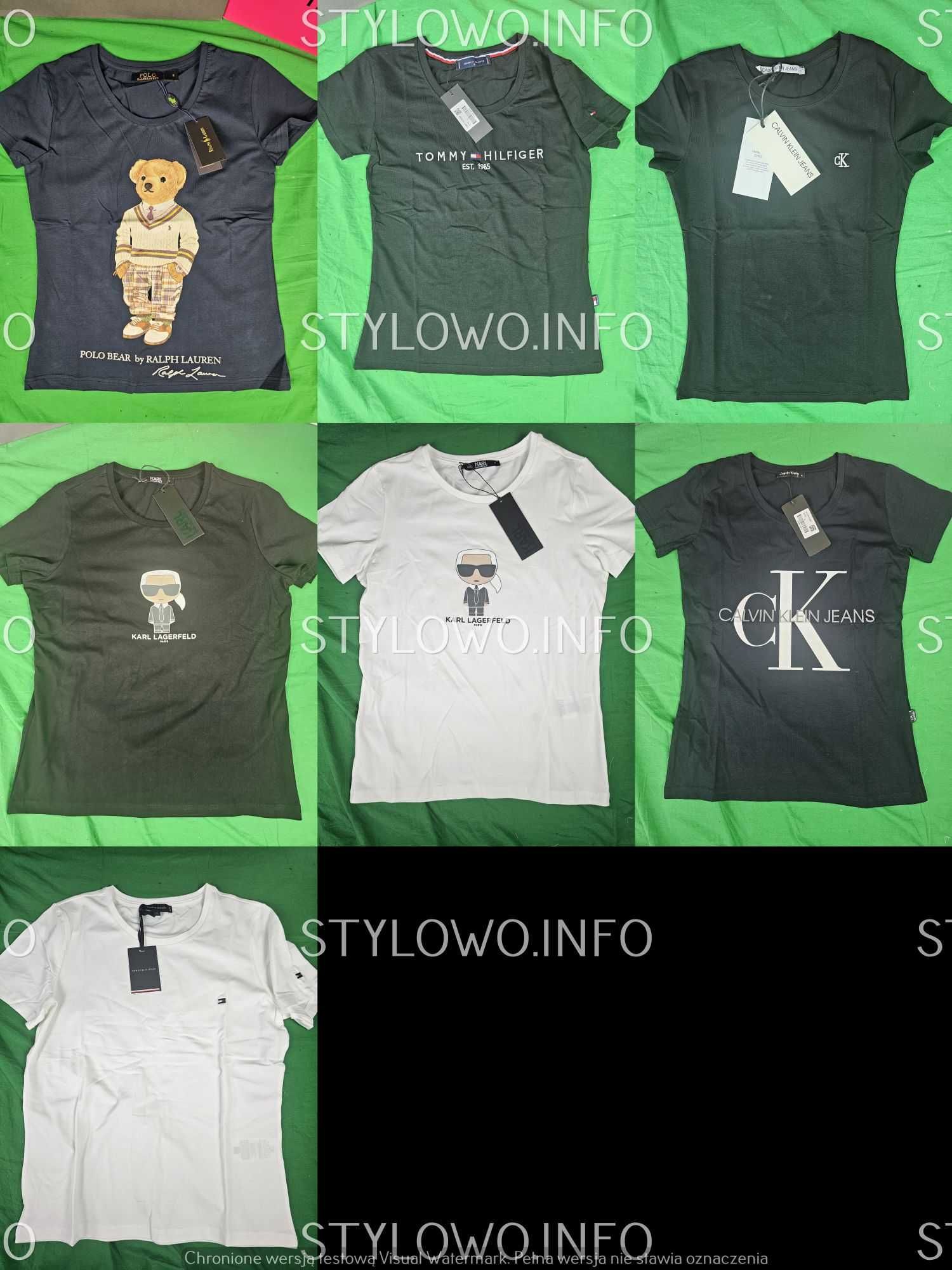 Koszulka Shirt koszulki ralph mis damskie tommy ck karl Premium