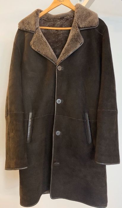 Мужская дубленка (р 48)