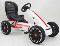 GOKART ABARTH na pedały Duże miekkie koła
