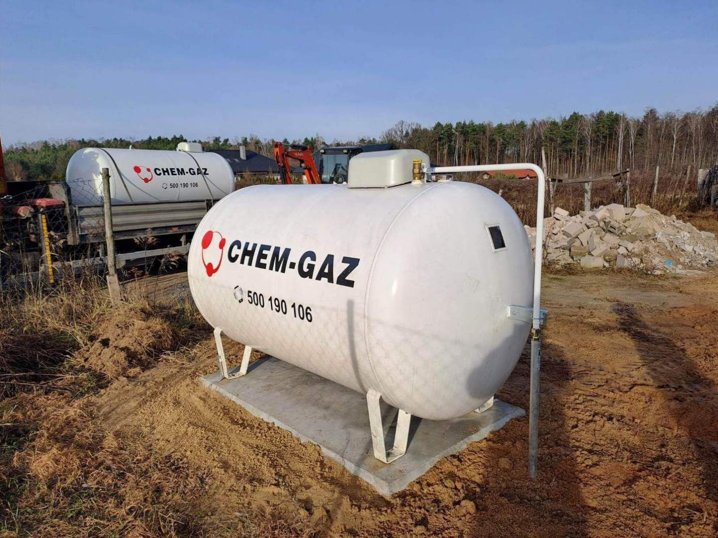 Zbiornik gazowy 2700l Nowy