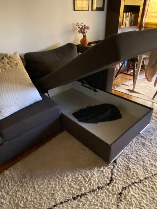 Sofá com Chaiselongue. Otimo estado