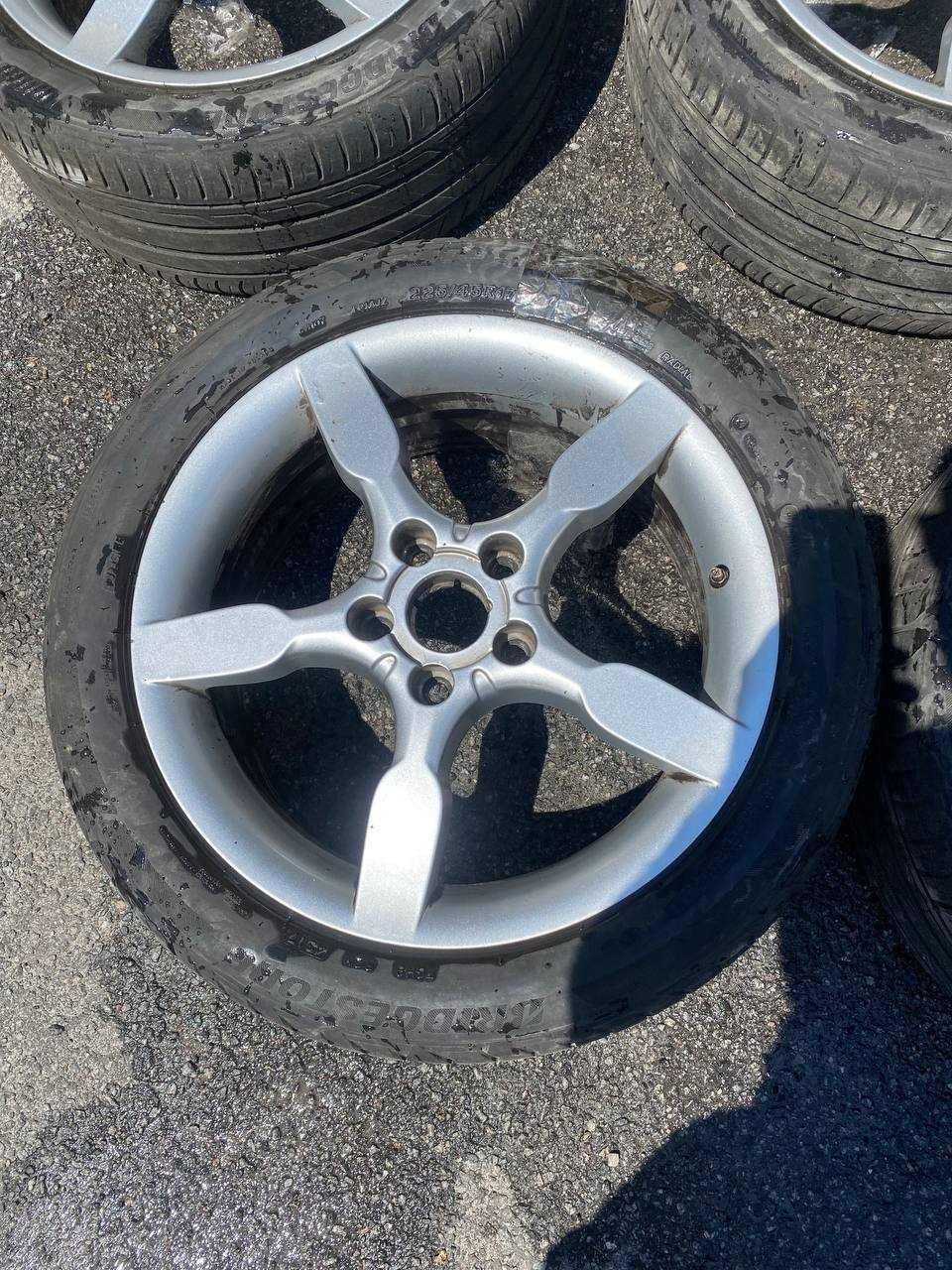Диски, Шини Bridgestone Turanza VW/Seat 225/45/R17 5*112 7J*17,ET54