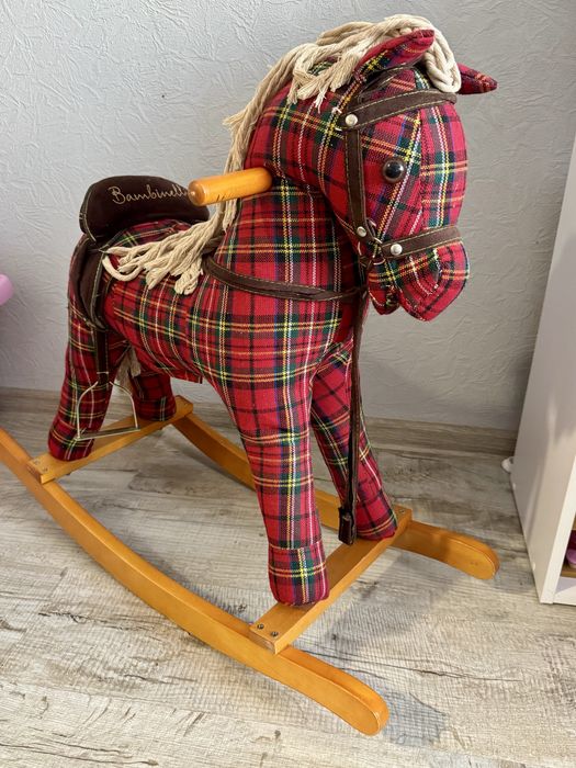 Качалка Bambinelli коник у клітинку тільки Дніпро