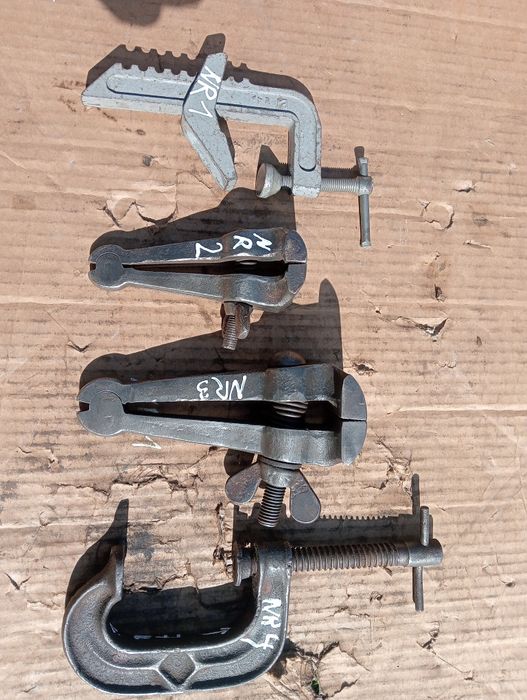 Uchwyt ścisk ręczny starej produkcji z epoki PRL Akcesoria