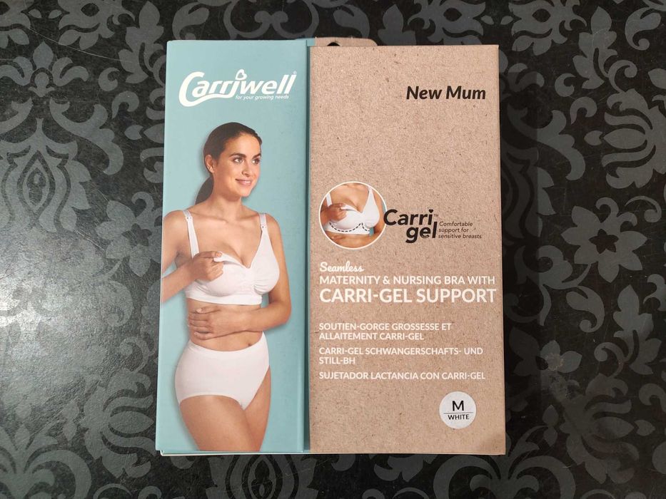 Carriwell, biustonosz do karmienia Carri-gel, biały rozmiar M