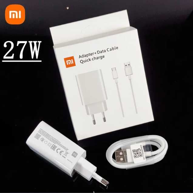 Швидка зарядка 27W Xiaomi MDY-10-EL Блок, кабель, 18W 33W 67W ксиоми
