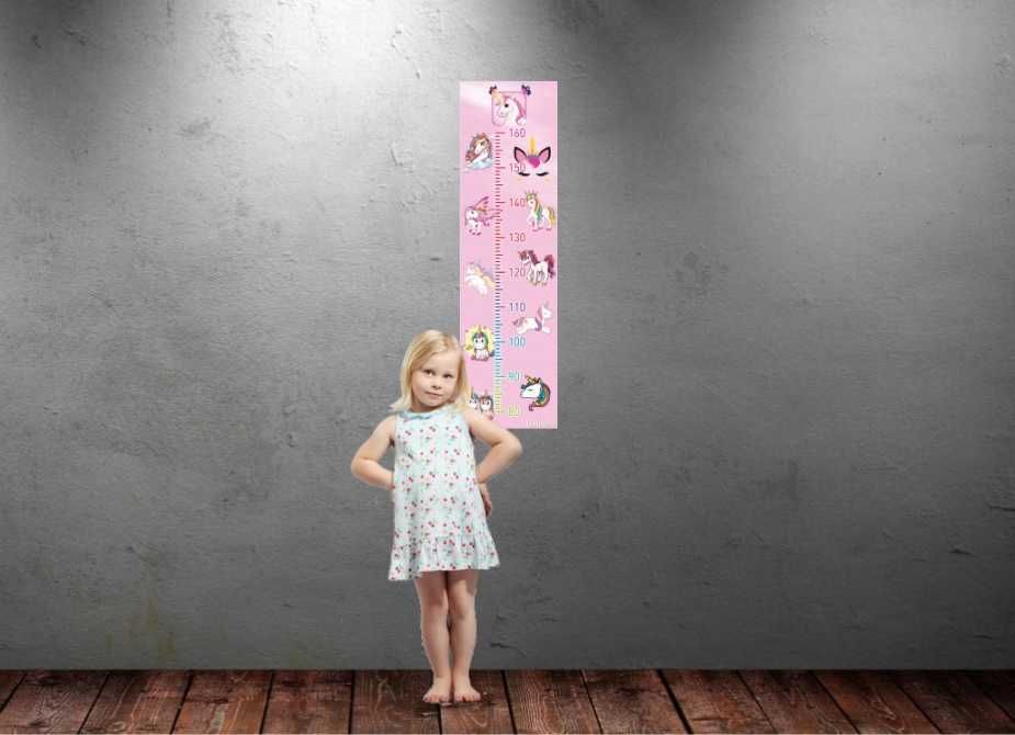 Ростомер-наклейка Единороги Unicorn