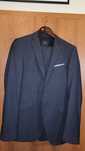 Garnitur Męski DIGEL Slim Fit (52/185) elegancki, szary, jak NOWY!