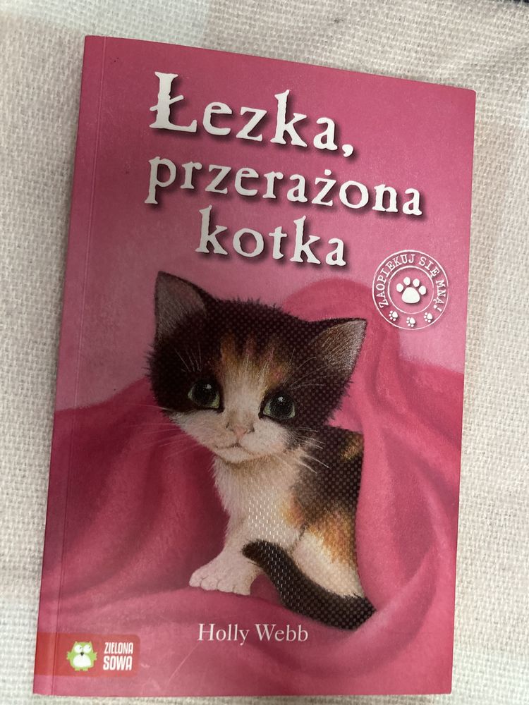 Książka Łezka przerażona kotka