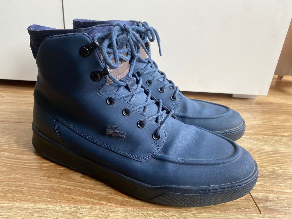 Buty zimowe Lacoste rozm.42,5 granatowe