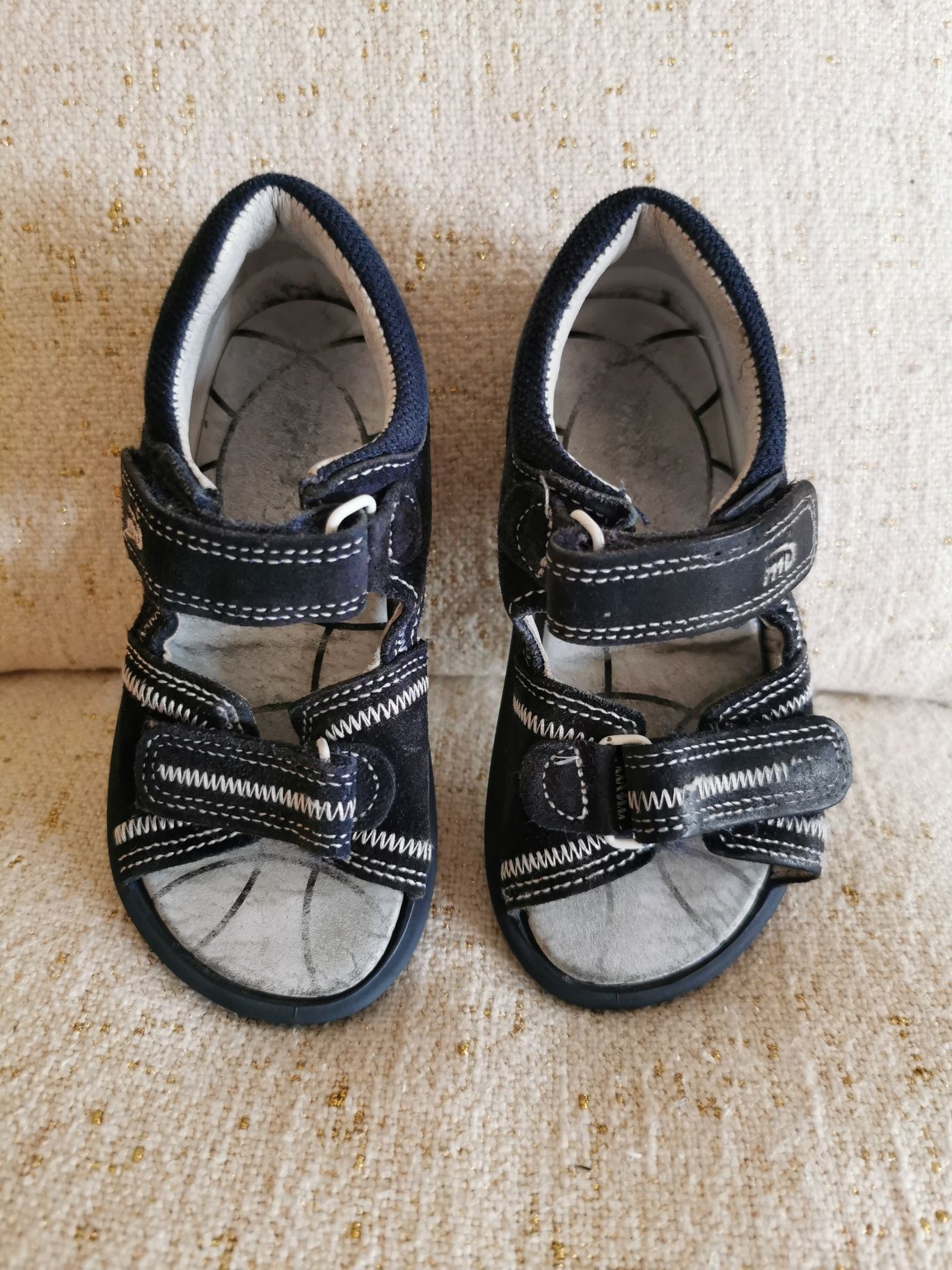 Sandały chłopięce MD skóra 26