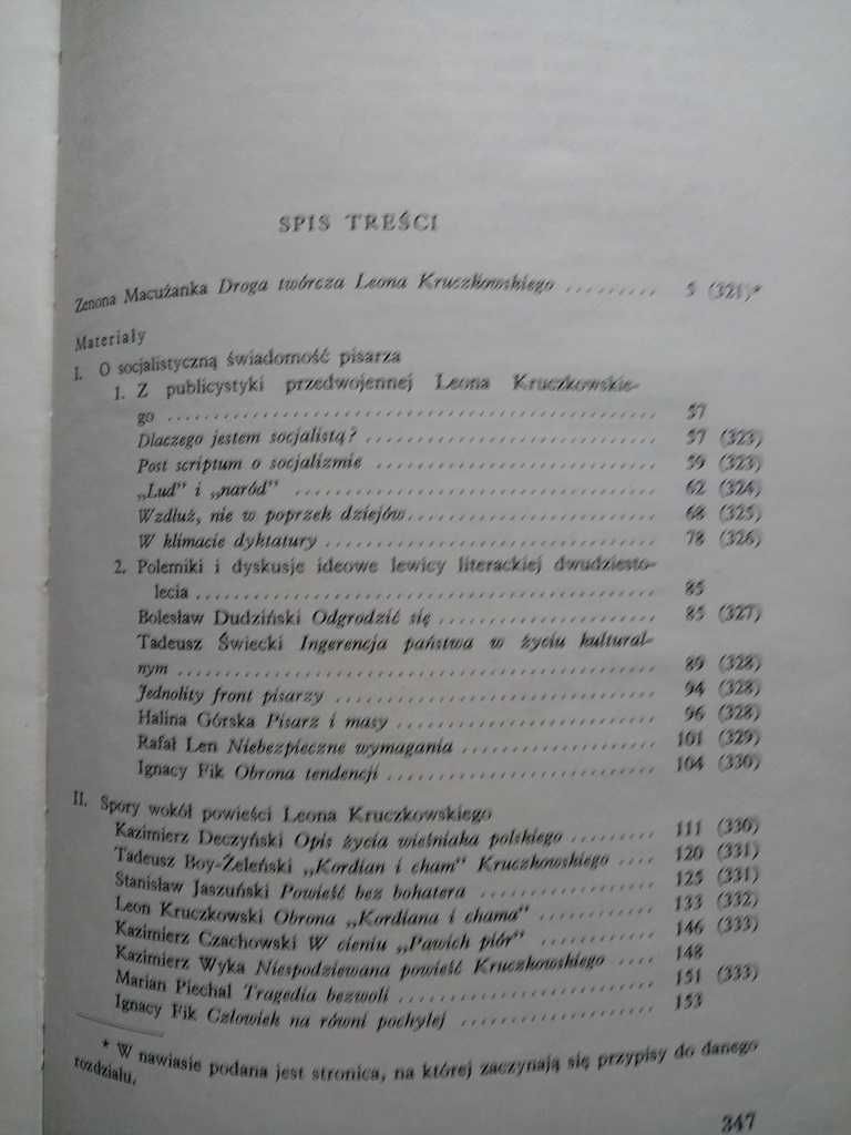 Leon Kruczkowski. Spis utworów Macużanka (oprac.)  1966