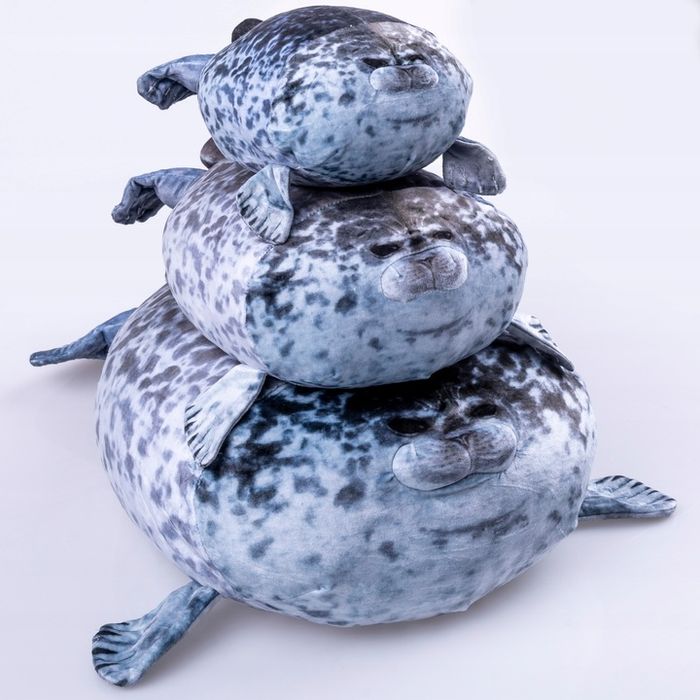 Foka Poduszka Pluszak Pluszowa Maskotka 60 Cm