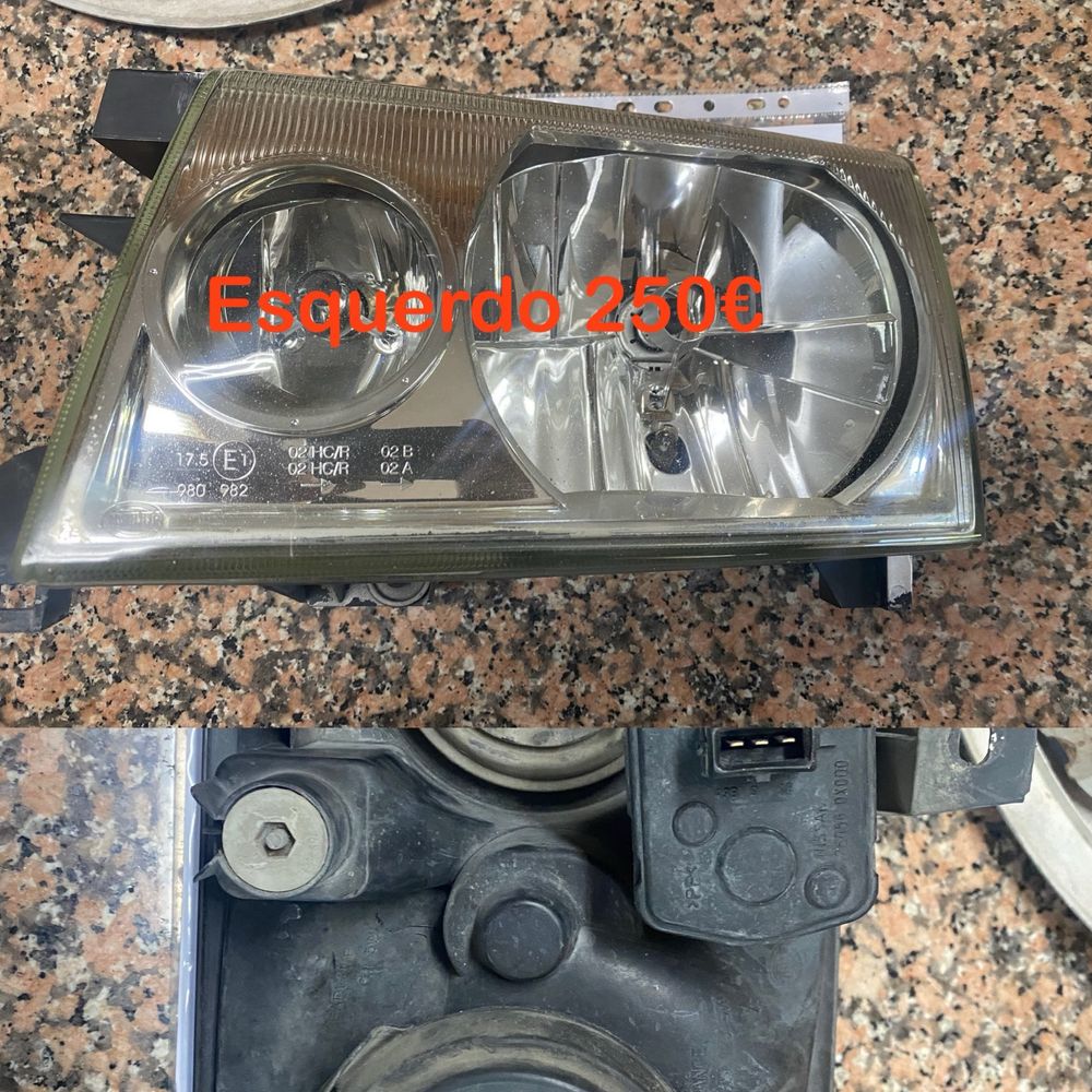 Farois nissan terrano 2 TD e TDI ( ford maverick, pisca, farolins)