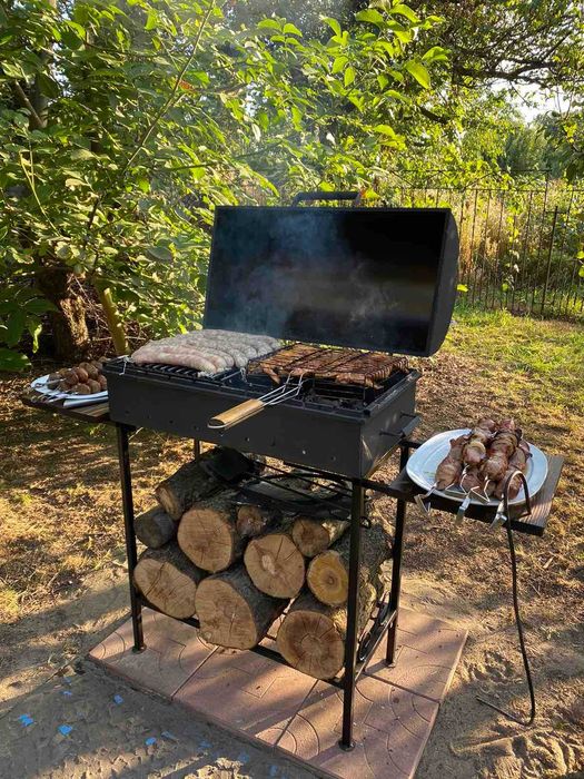 АКЦІЯ -18%! 3/4/5 мм! 64см! Мангал з Кришкою Барбекю | ТЕПЛО В ХАТІ