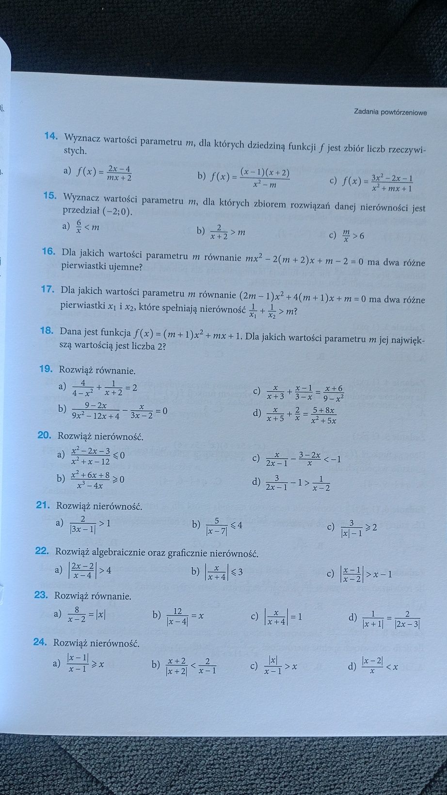 Teraz matura. Zbiór zadań i zestawów maturalnych z matematyki