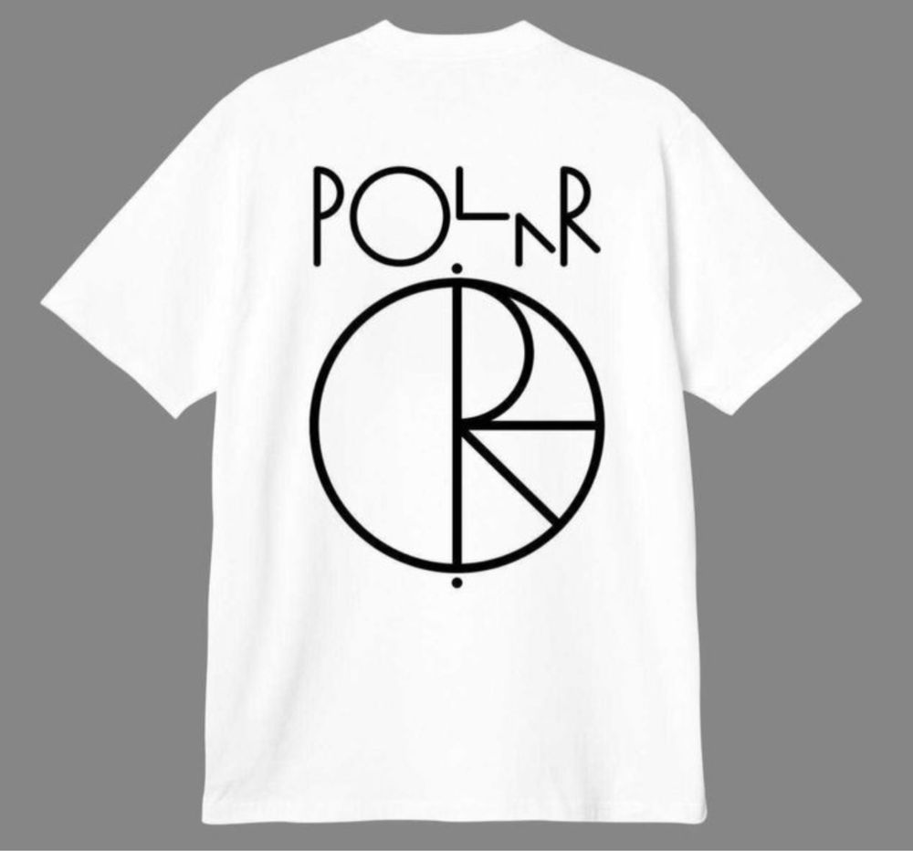 Мужская футболка Polar черная полар биг бой унисекс на подарок белая