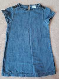 Jeansowa dżinsowa sukienka next r. 104