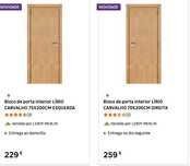 Venda de portas de interior novas