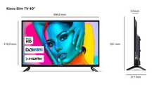 Telewizor Kiano Slim TV 40'' Smart DVB-T2 Full HD LED
