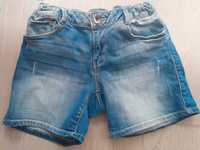 Spodenki szorty jeans Zara girl 140