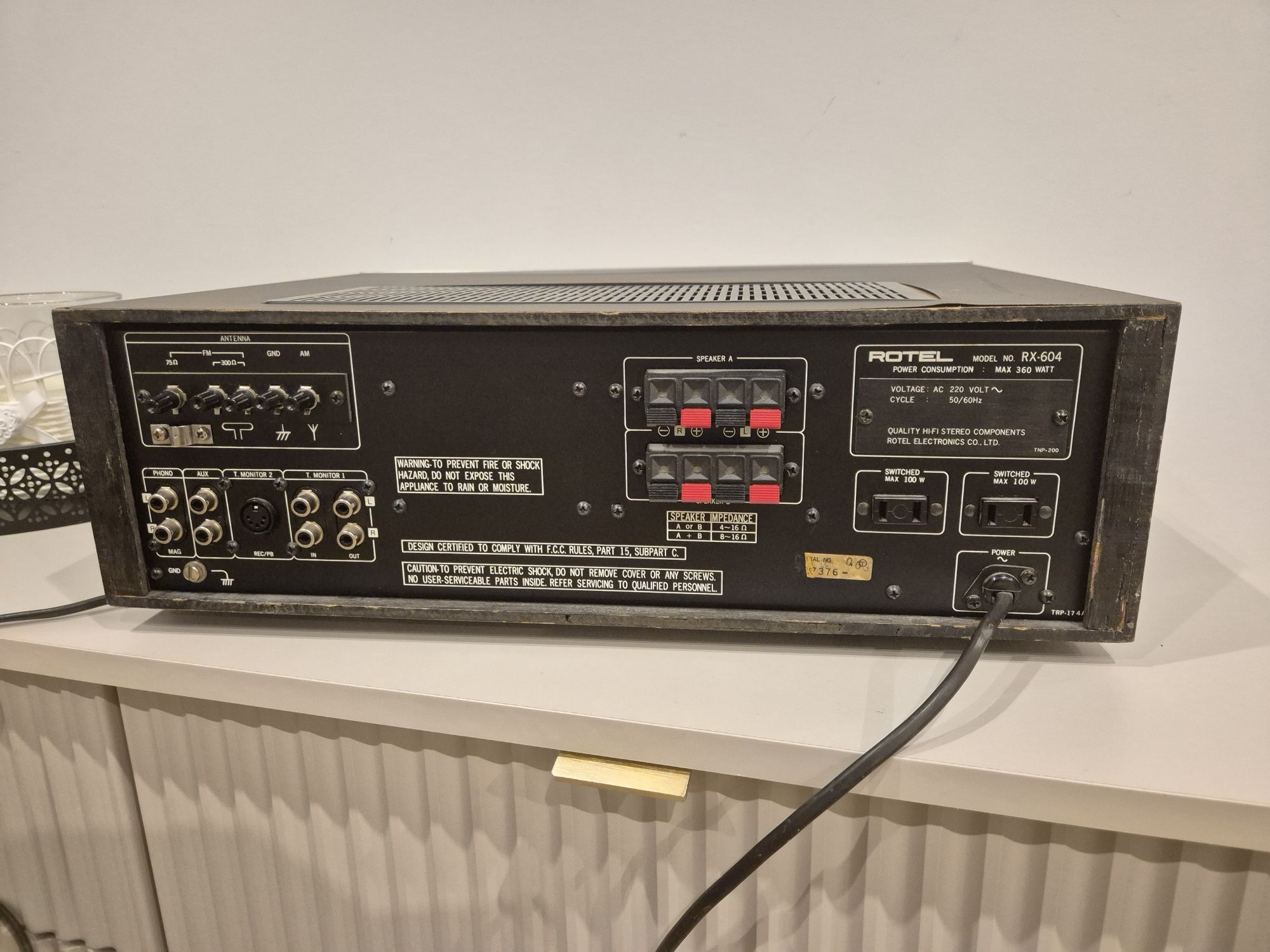 Amplituner Rotel rx-604