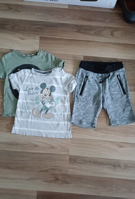 Spodenki hm koszulki tshirty dla chłopca 98