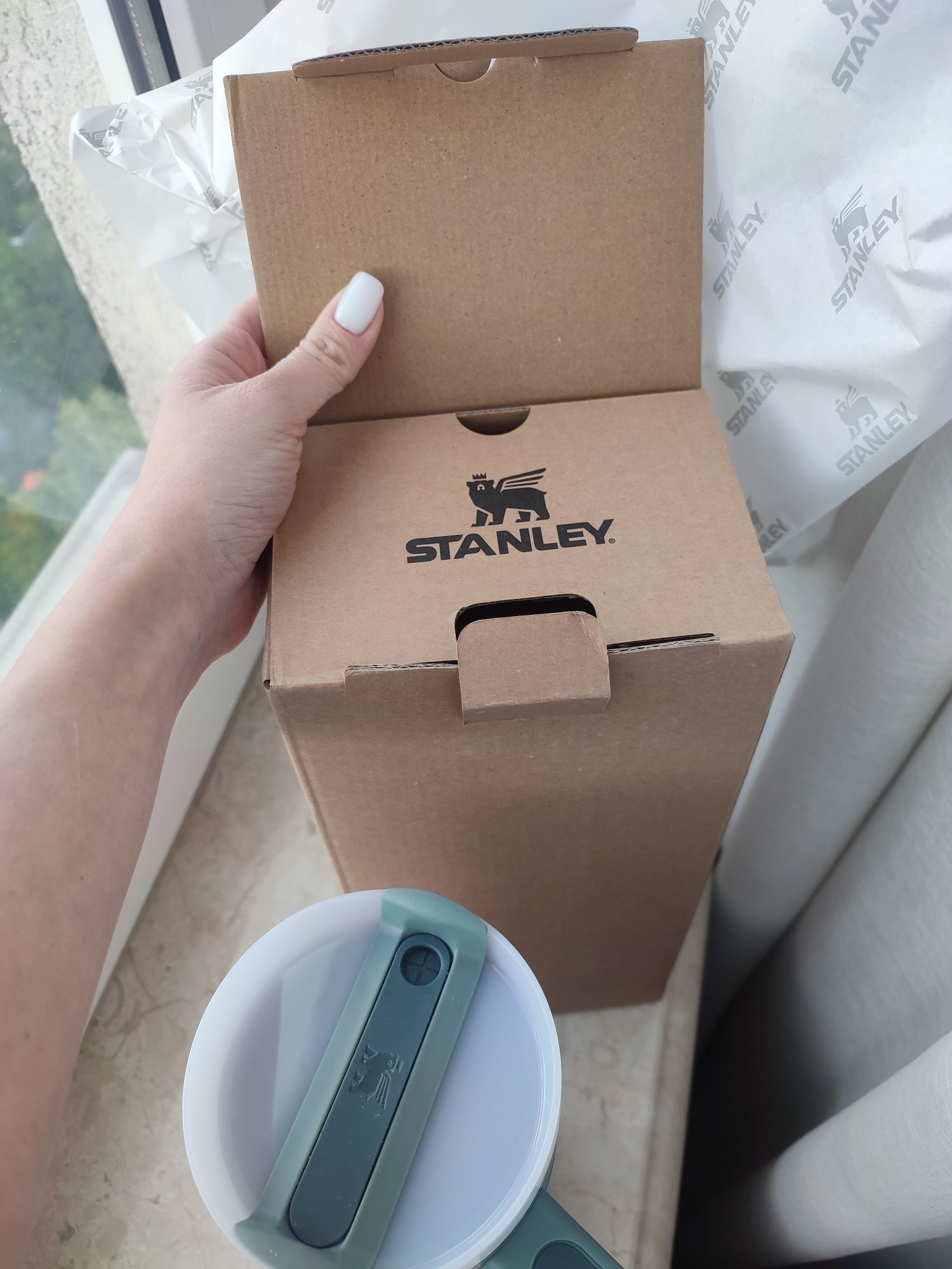 Термочашка stanley quencher h2.0 flowstate термокружка нова хакі