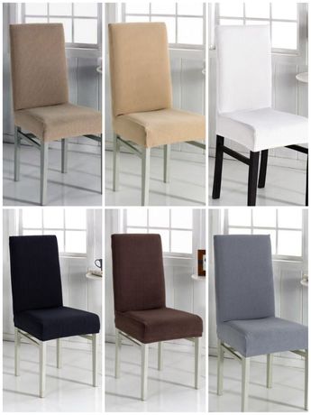Чохли на стільці Чехлы на стулья разные цвета и текстуры Турция