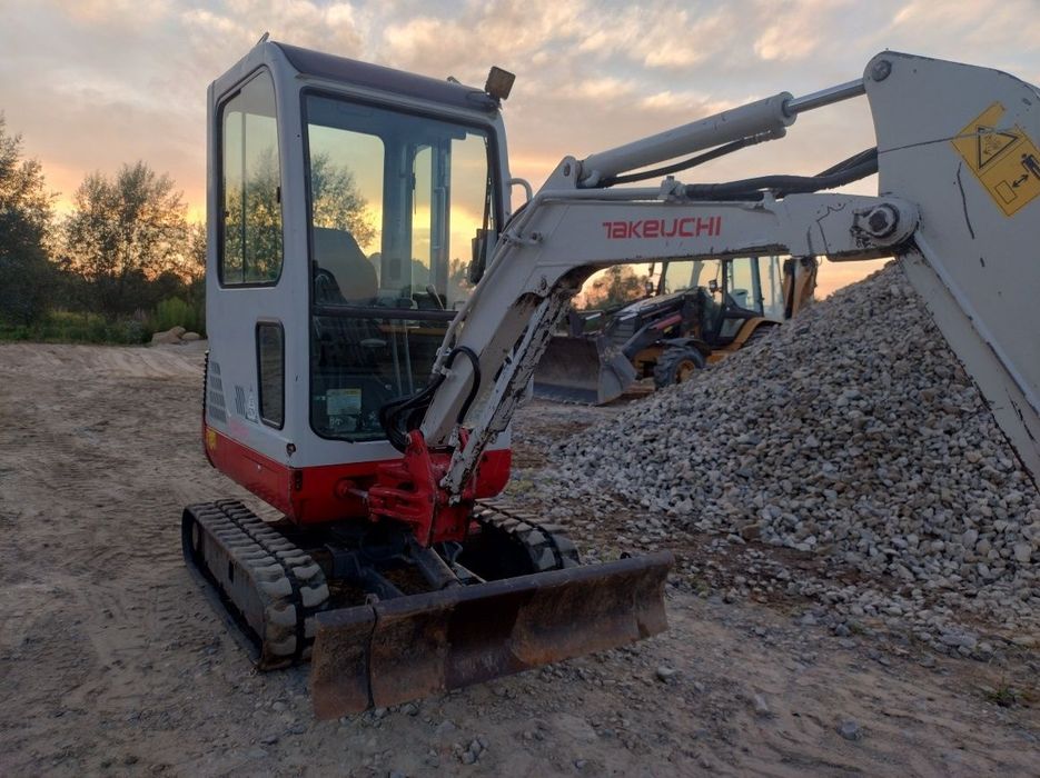 Minikoparka Takeuchi TB016 sprzedam lub zamienię na dużą koparkę.