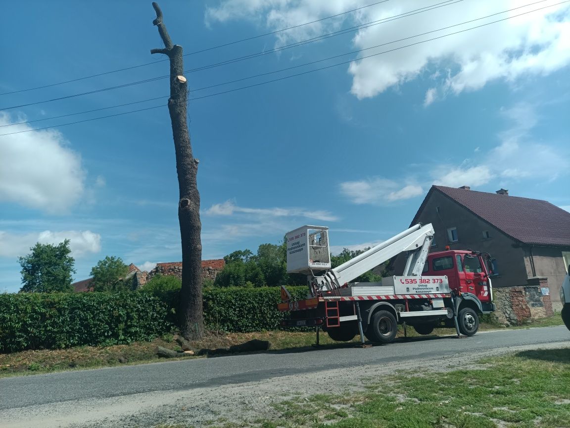 Podnośniki koszowe wynajem 22m i 34m