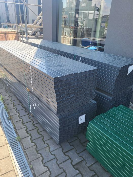 Słupki profile 60x40x1,2mm malowane na ogrodzenia,słupek 3,0m antracyt