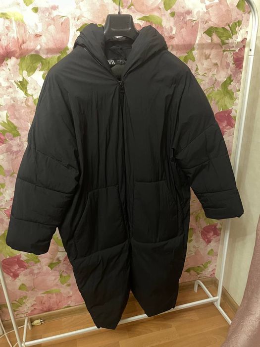 Жіноча зимова куртка/пальто/пуховик Zara